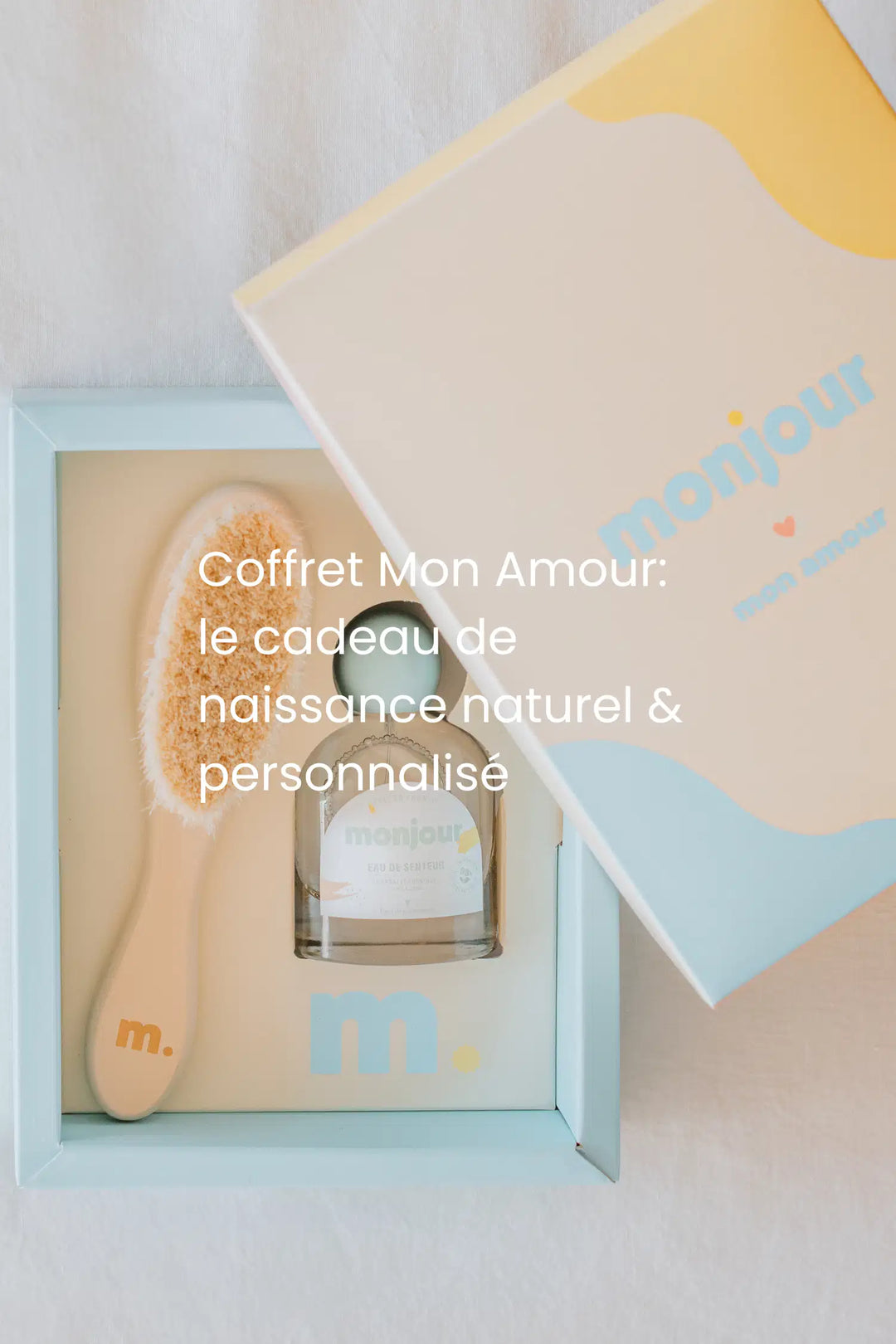 Coffret Mon Amour: le cadeau de naissance naturel & personnalisé