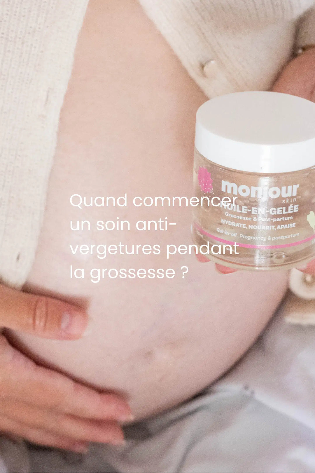 Quand commencer un soin anti-vergetures pendant la grossesse ?