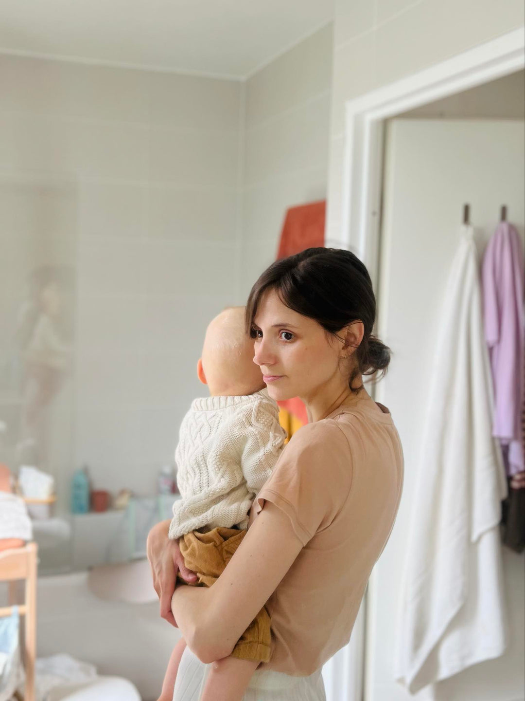Dans la salle de bains de Maud
