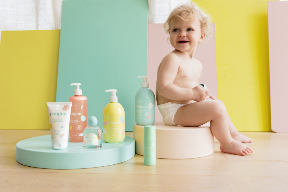 Gel lavant bébé - Corps et cheveux - Sans sulfate - Poupina