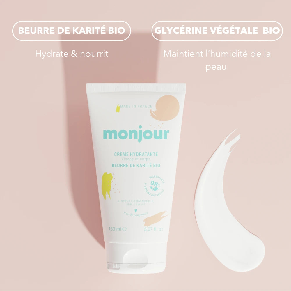Crème hydratante visage & corps