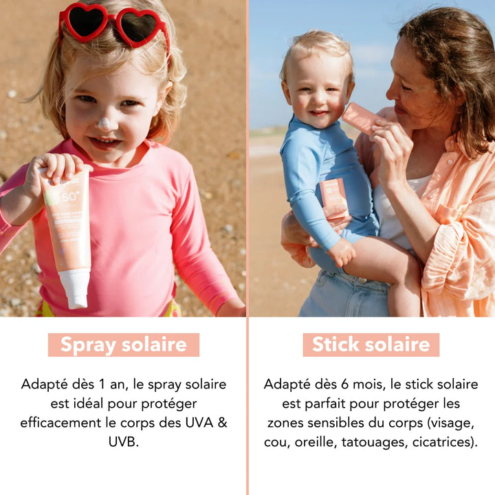 Invisible solar duo - Stick + Spray