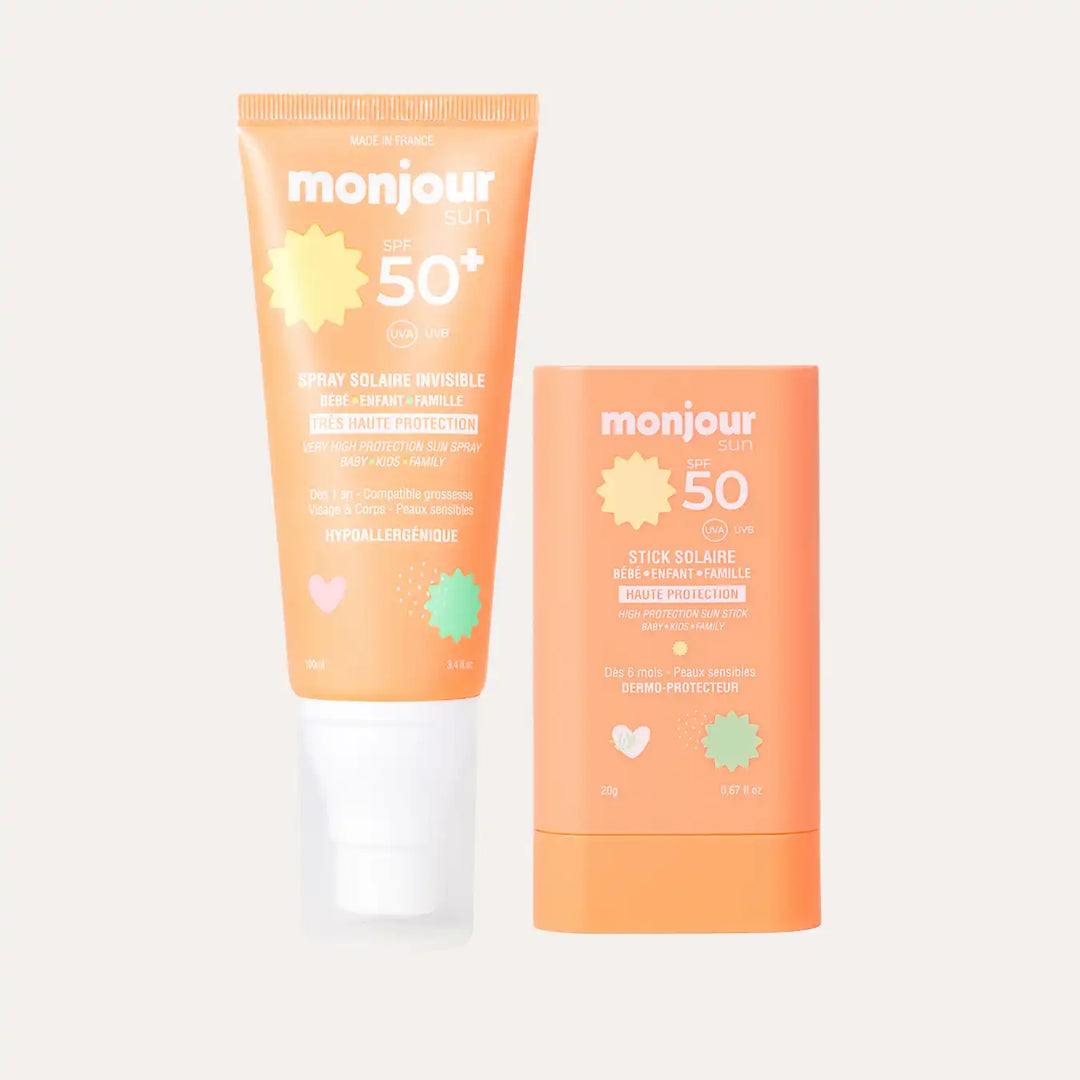 Duo solaire invisible - Stick + spray