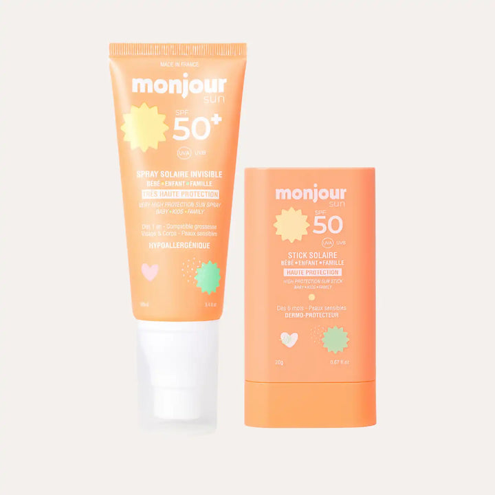 Duo solaire invisible - Stick + spray