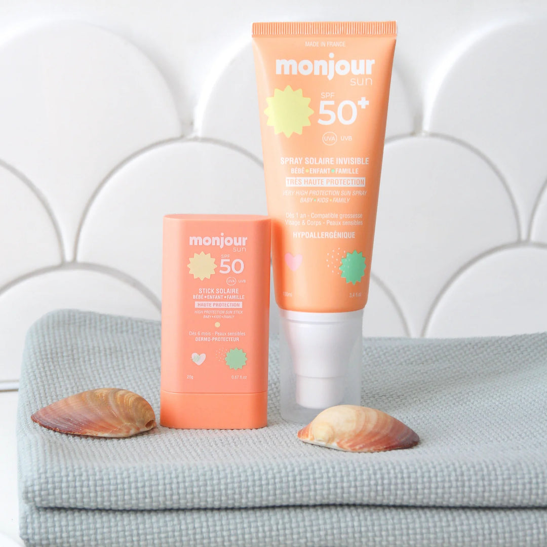 Duo solaire invisible - Stick + spray